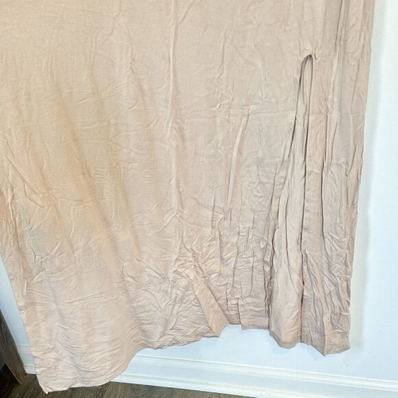 NWT Abound by Nordstrom Minimalist Tan Maxi Dress - Size: XL - Picture 5 of 7
